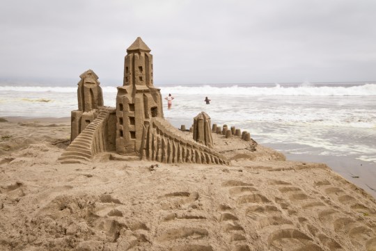 Sand Castle at the Beach